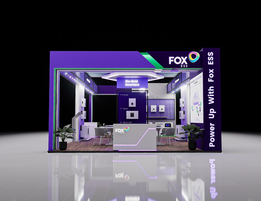 Fox ESS Modular Booth by Victory Events & Consultancy